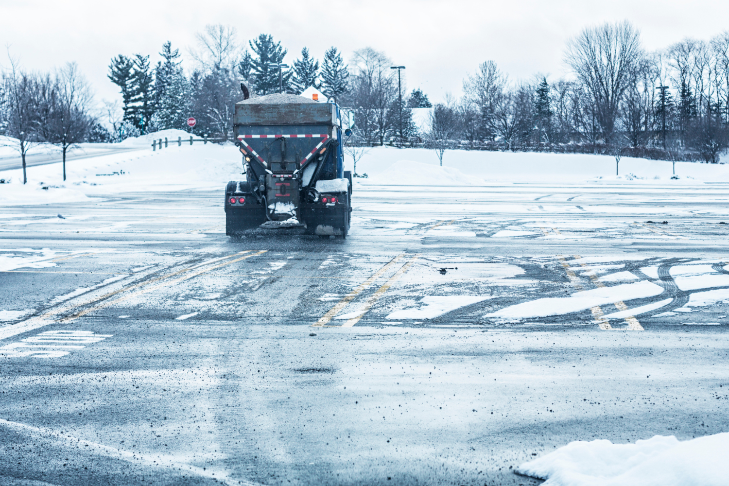 Navigating Snowstorms: Protecting Your Commercial Parking Lot